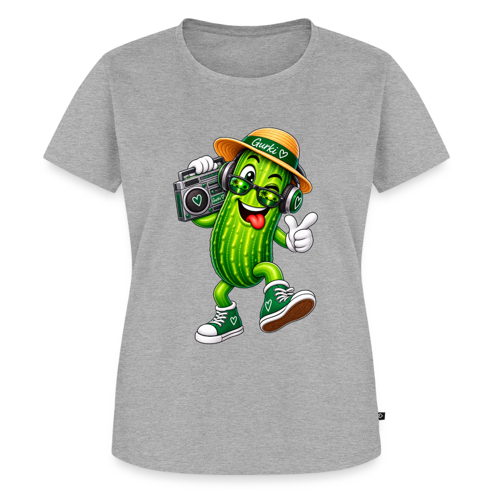 Frauen Premium T-Shirt - Grau meliert