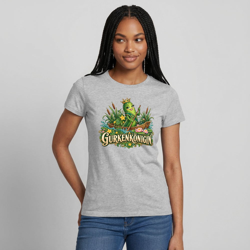 Frauen T-Shirt - Grau meliert