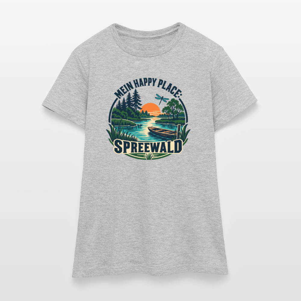 Frauen T-Shirt - Grau meliert