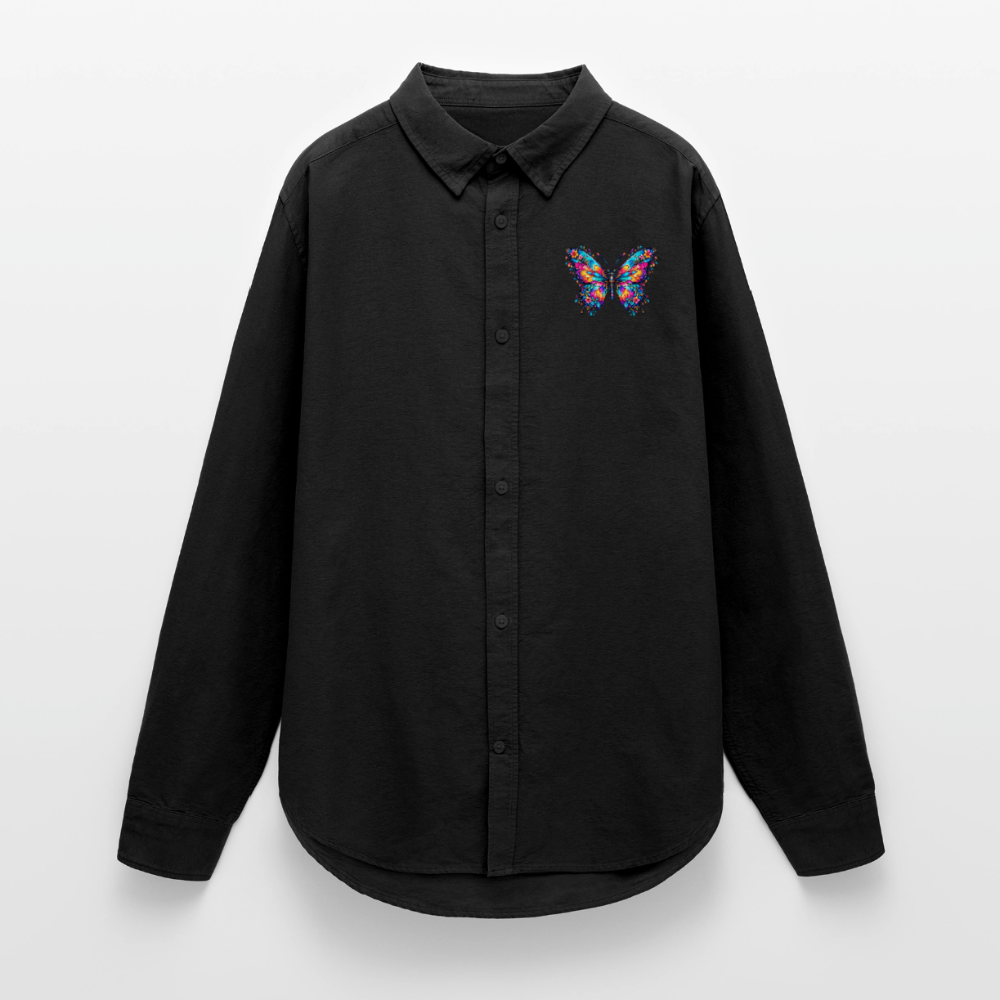 Frauen Oxford Hemd - Schwarz