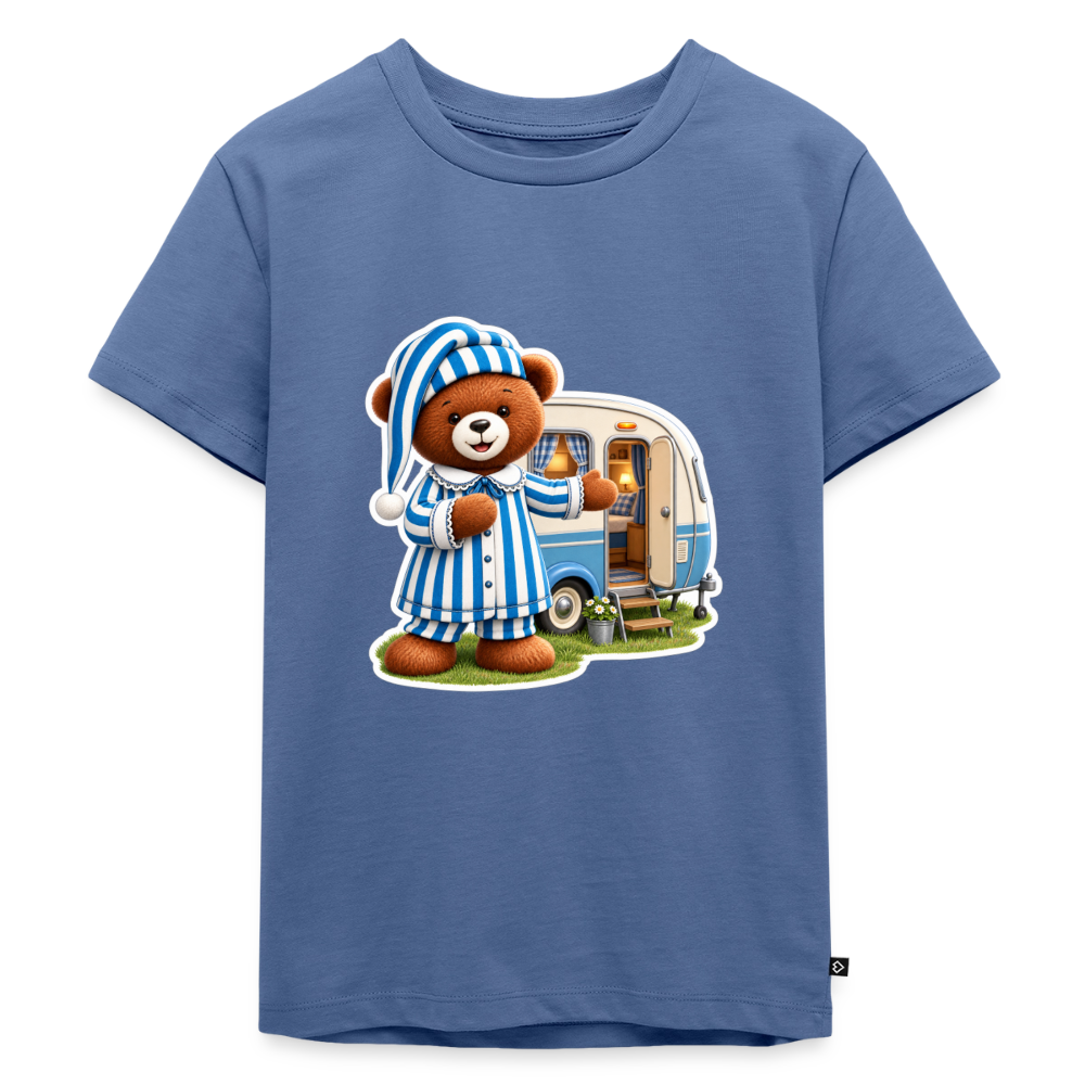 Kinder Premium T-Shirt - Taubenblau