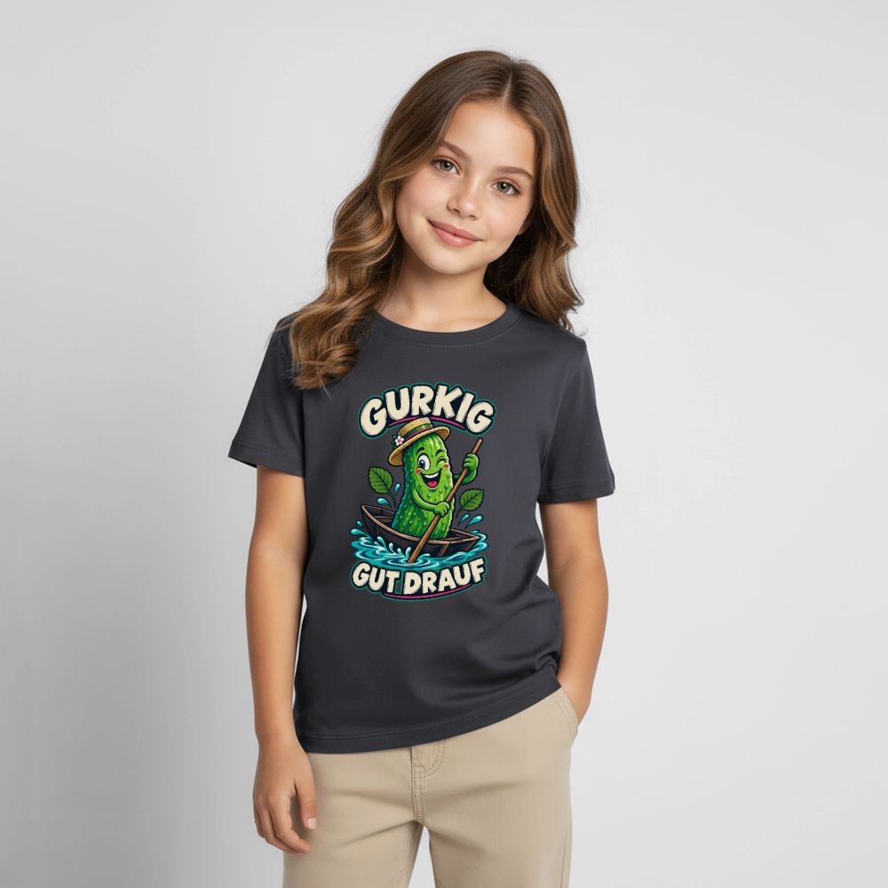 Kinder T-Shirt - Dunkelgrau
