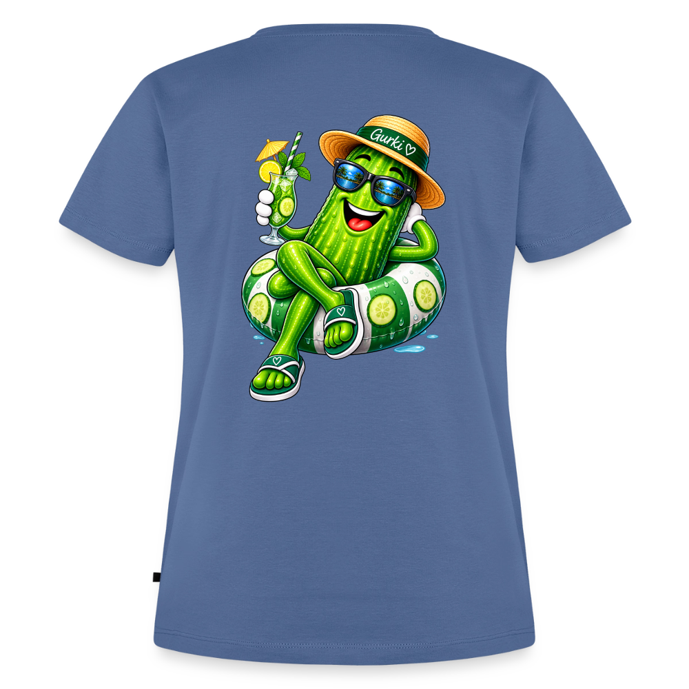 Frauen Premium T-Shirt - Taubenblau