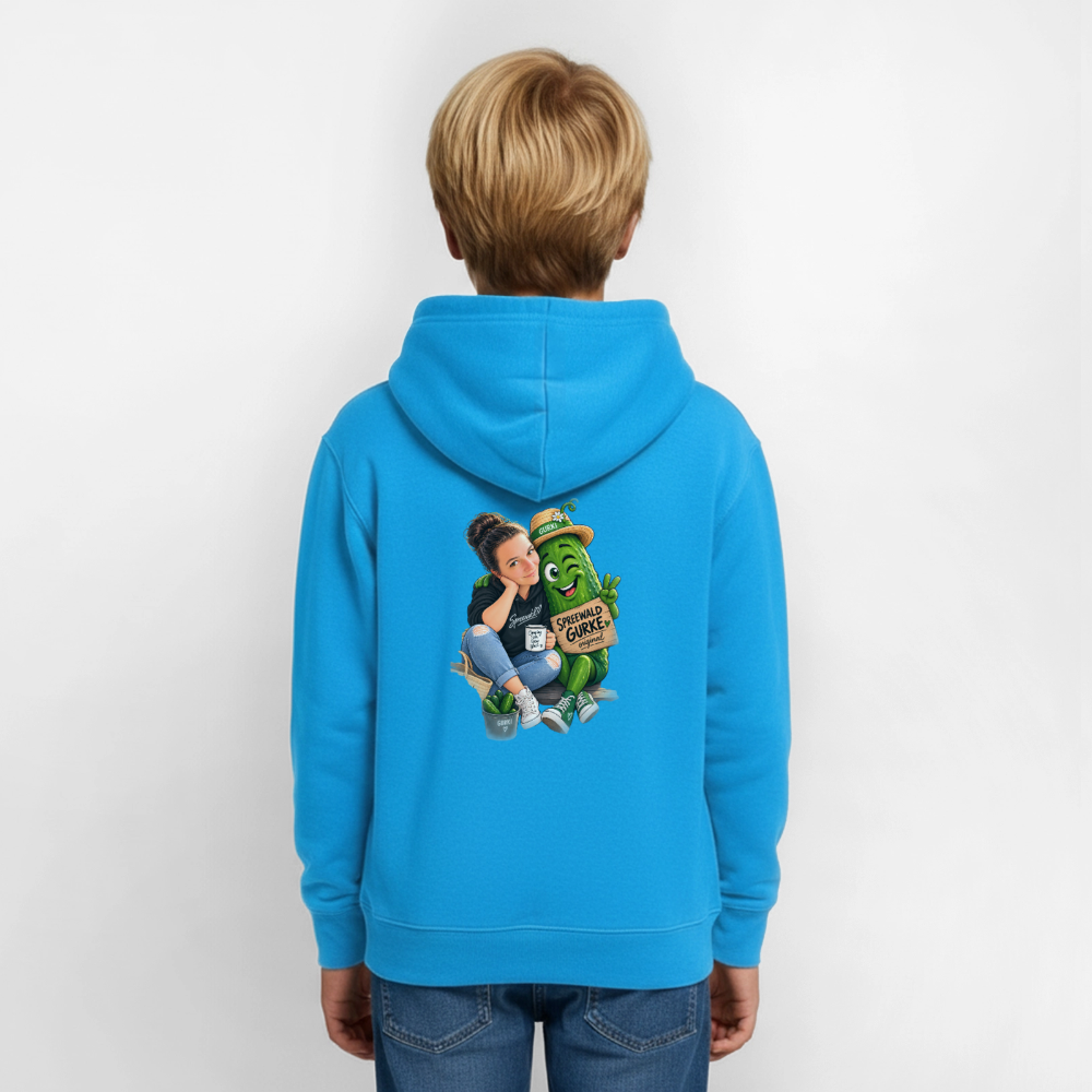 Teenager Hoodie - Meeresblau