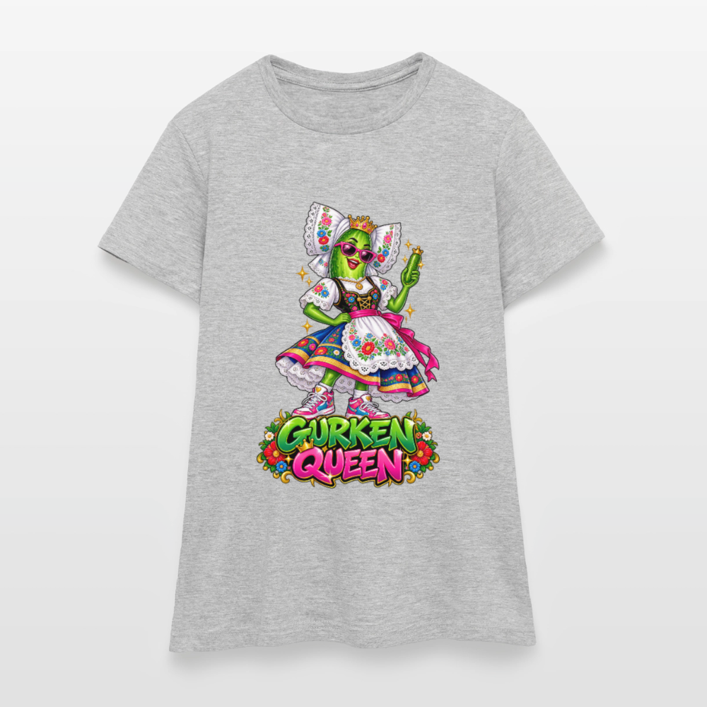 Frauen T-Shirt - Grau meliert