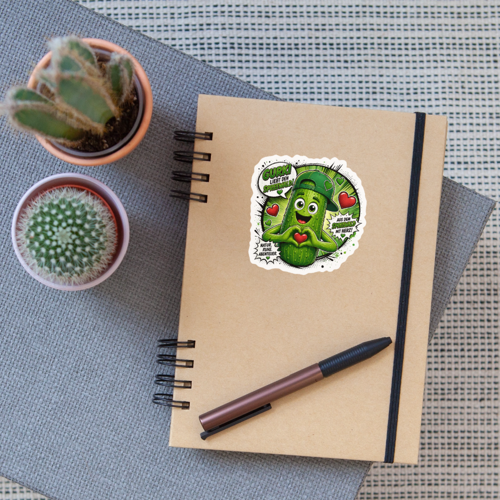 Sticker Größe S (10 x 10 cm) - Weiß glänzend
