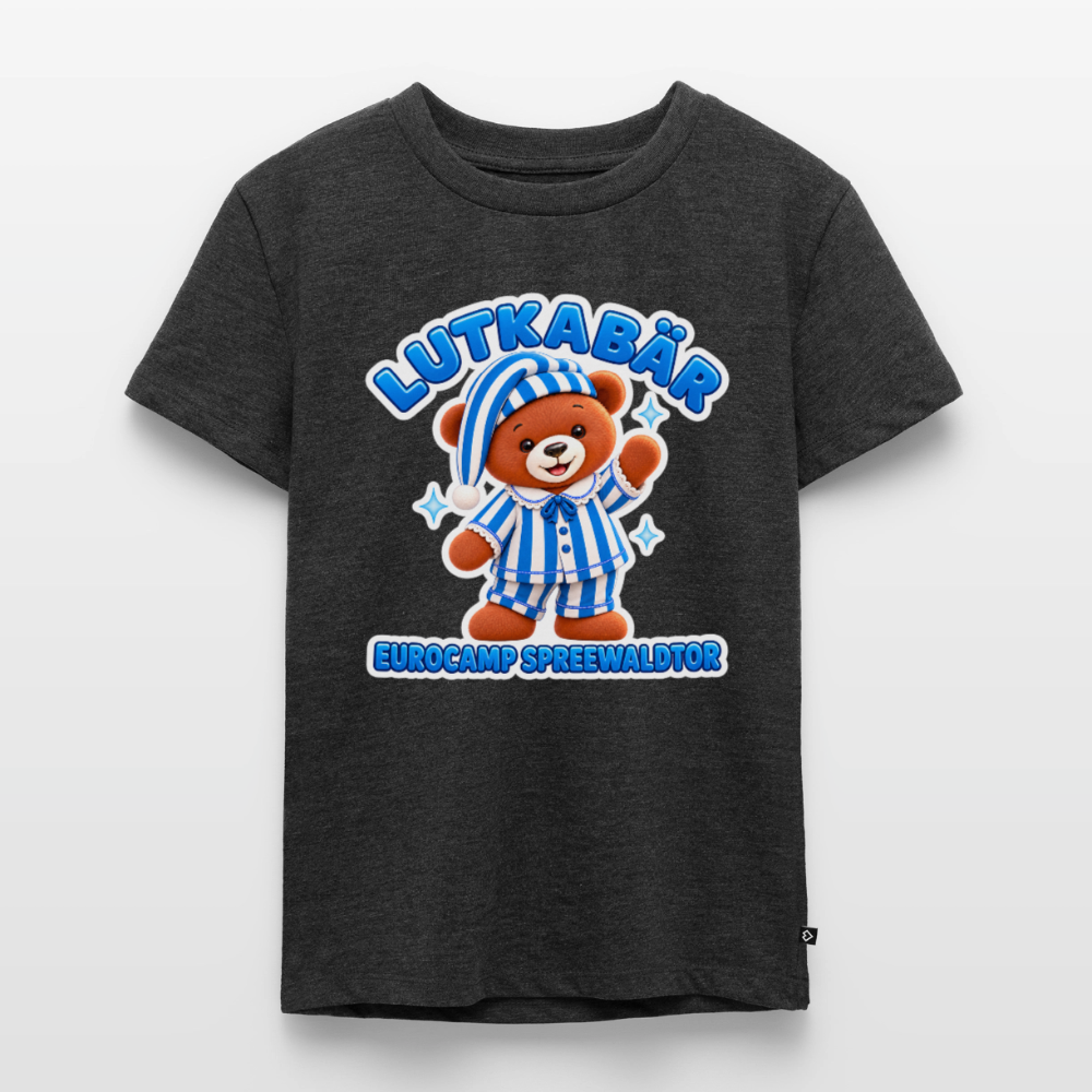 Kinder Premium T-Shirt - Anthrazit meliert