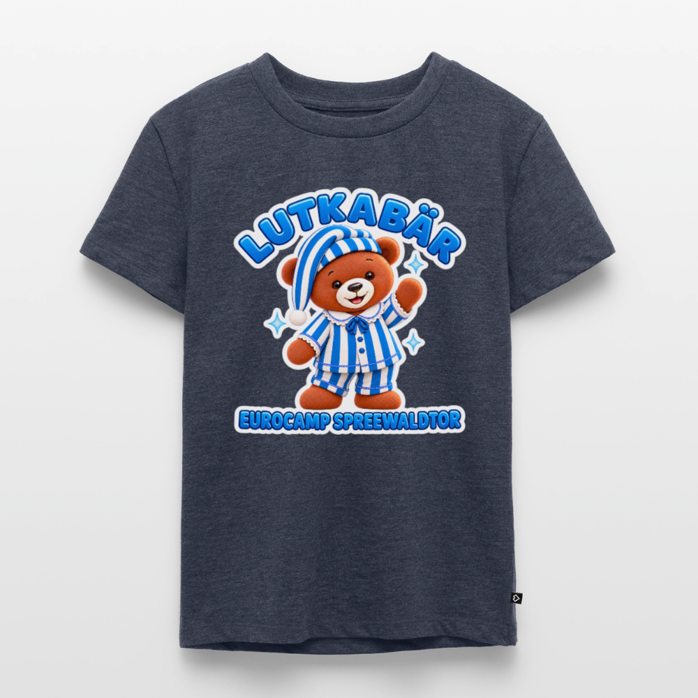 Kinder Premium T-Shirt - Jeansblau 