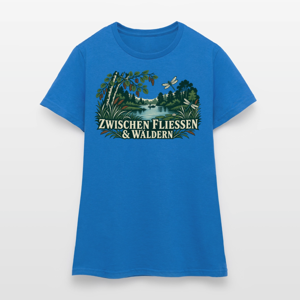 Frauen T-Shirt - Royalblau