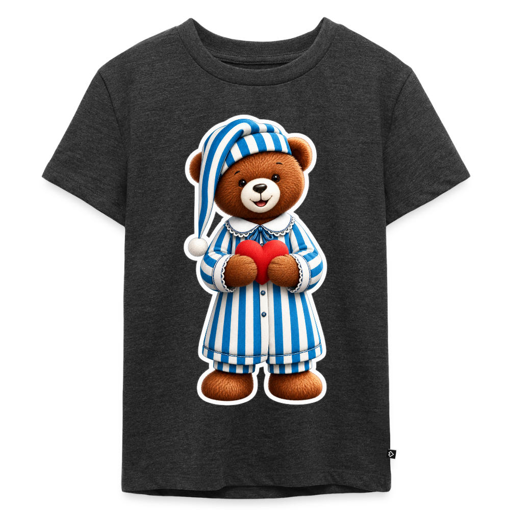 Kinder Premium T-Shirt - Anthrazit meliert