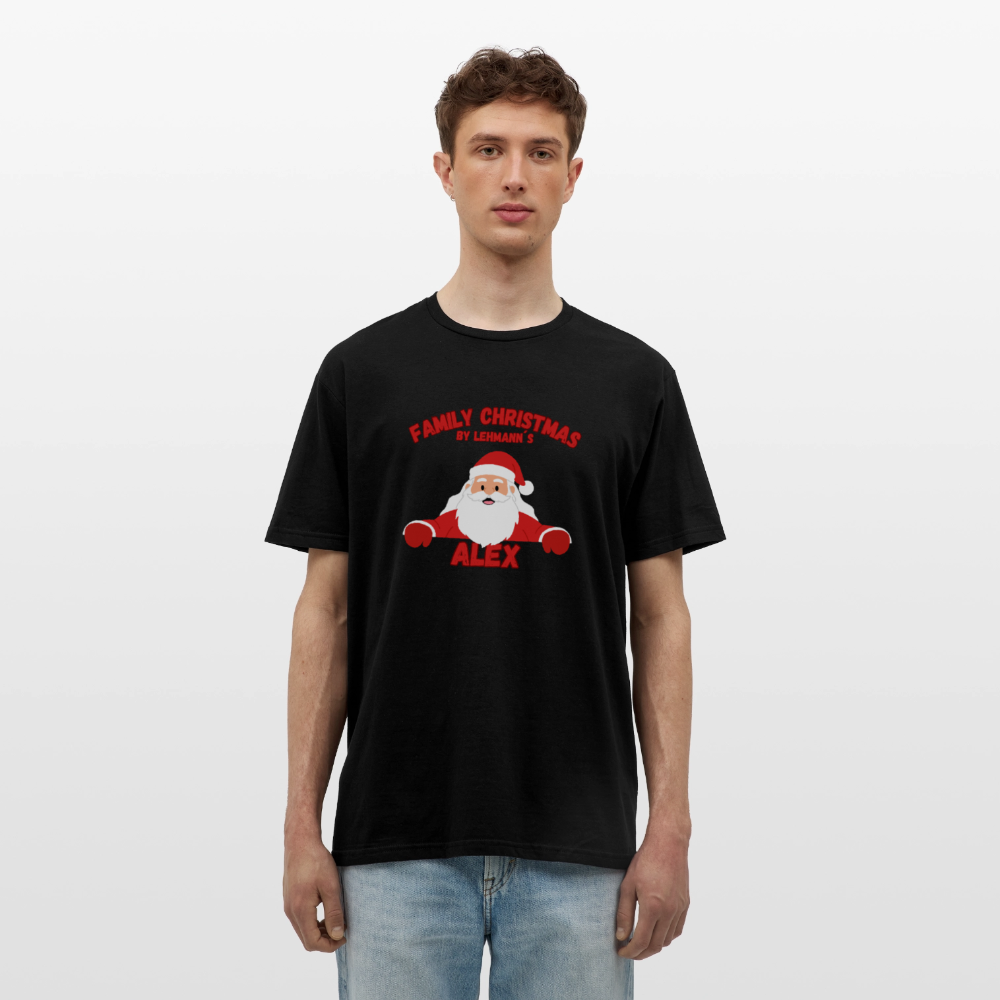 Männer T-Shirt Weihnachten - Schwarz
