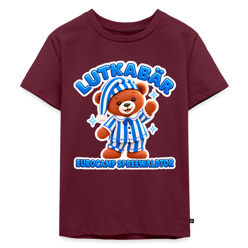 Kinder Premium T-Shirt - Burgunderrot