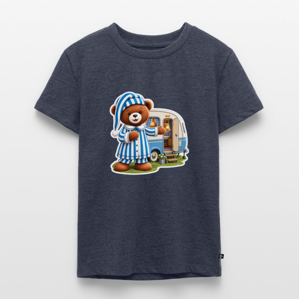 Kinder Premium T-Shirt - Jeansblau 