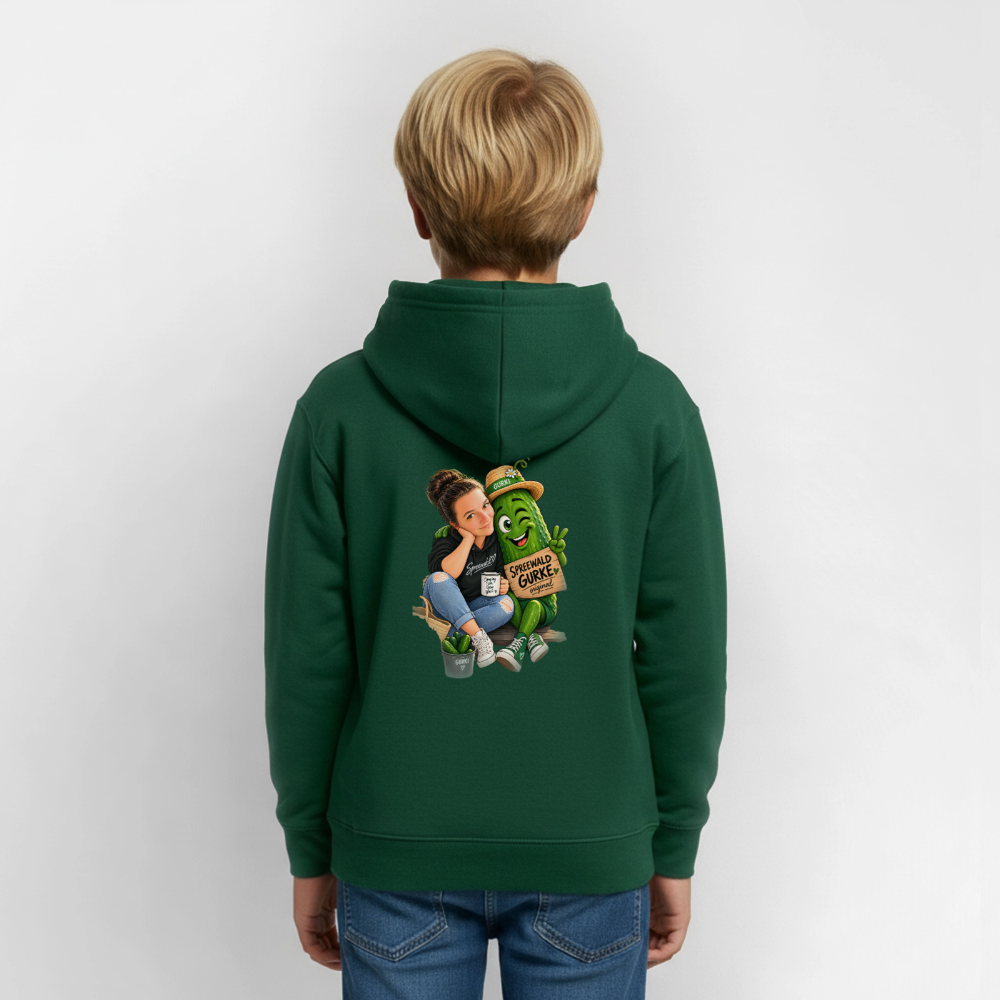 Teenager Hoodie - Flaschengrün