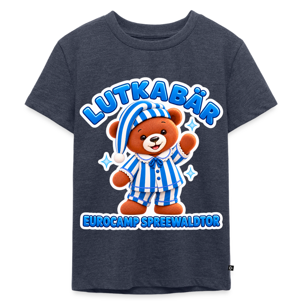 Kinder Premium T-Shirt - Jeansblau 