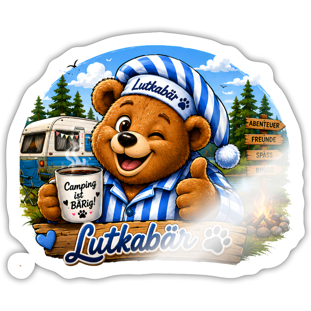 Sticker Größe S (10 x 10 cm) - Weiß glänzend