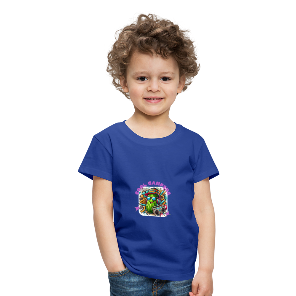Kinder Premium T-Shirt Cool Camping - Königsblau