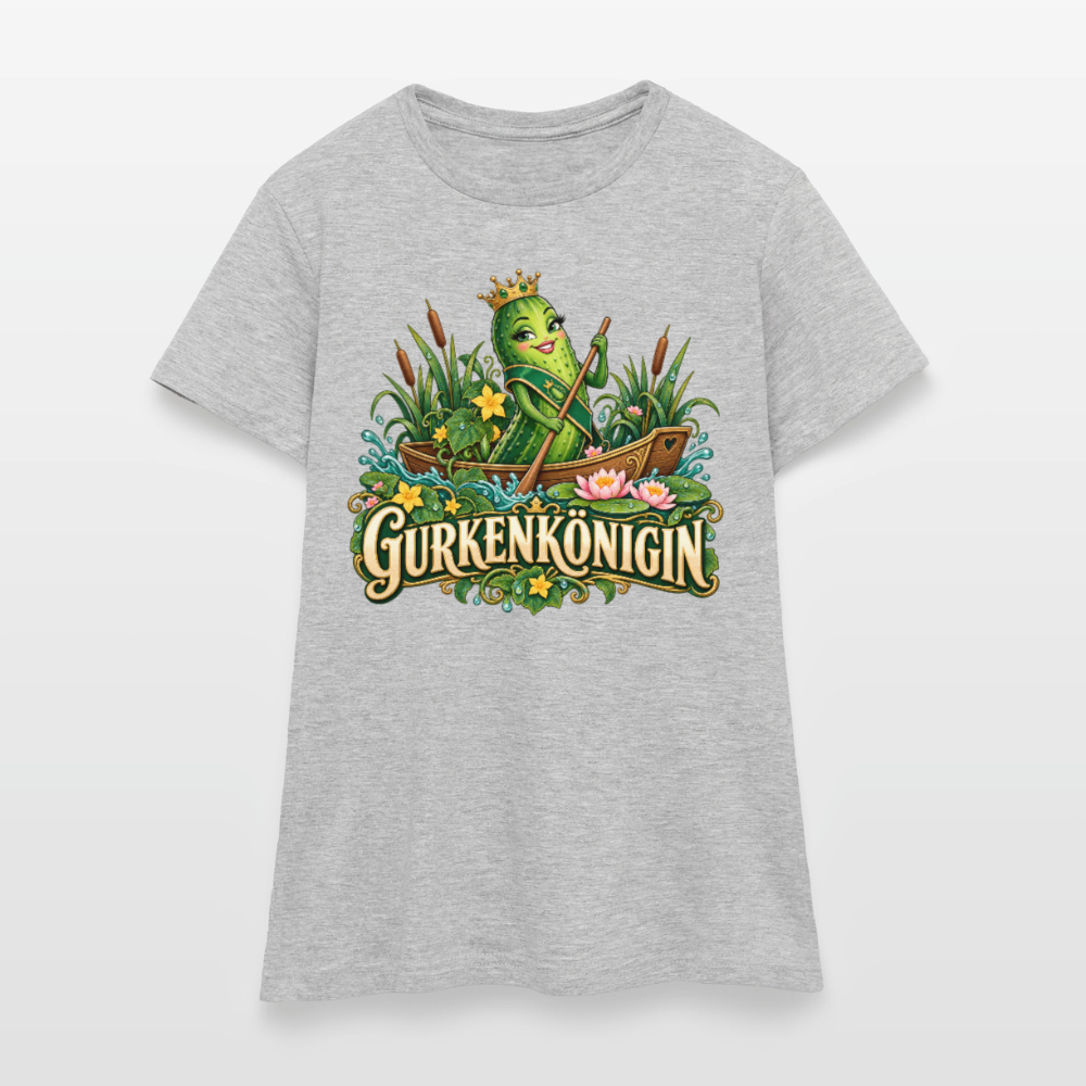 Frauen T-Shirt - Grau meliert