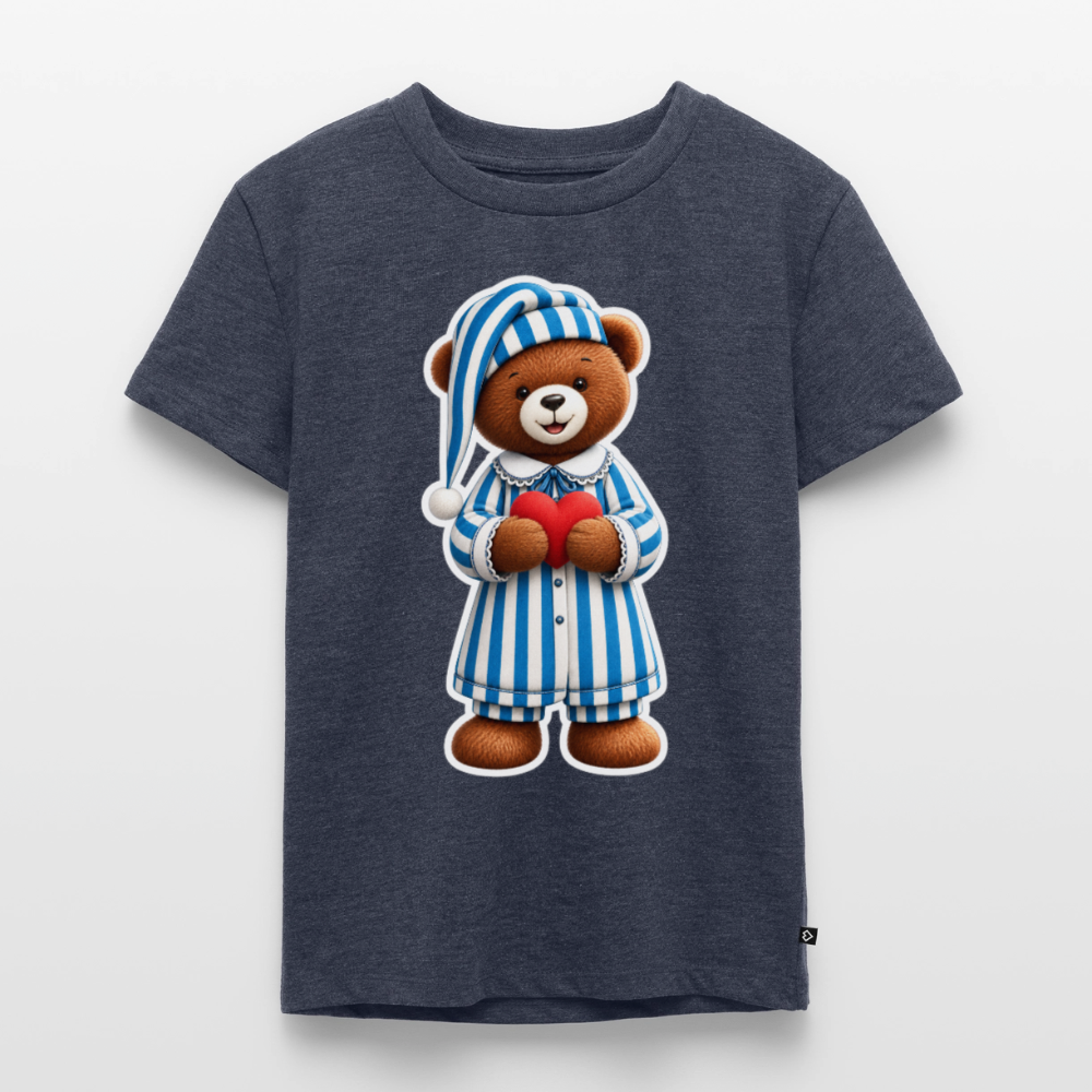 Kinder Premium T-Shirt - Jeansblau 
