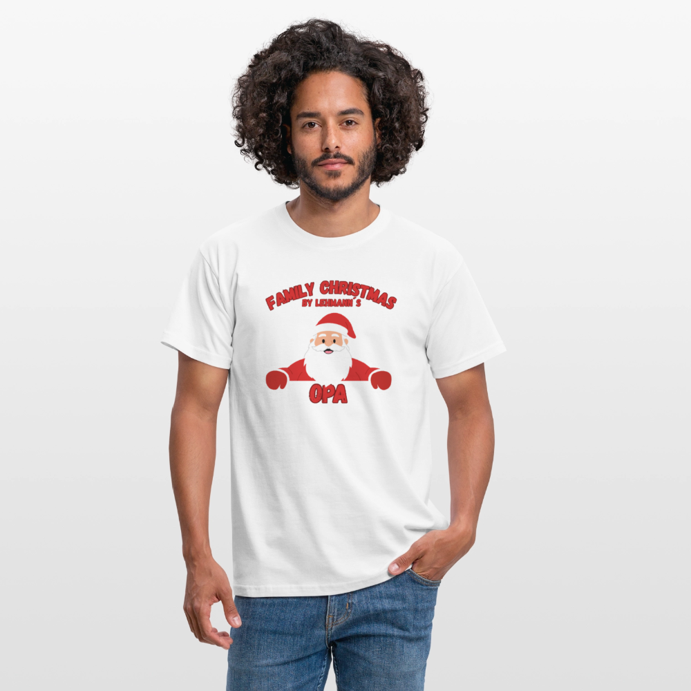 Männer T-Shirt Weihnachten opa - Weiß