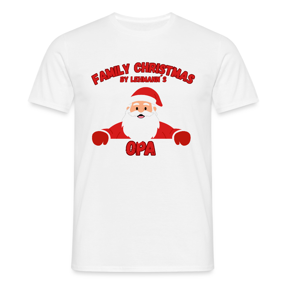 Männer T-Shirt Weihnachten opa - Weiß