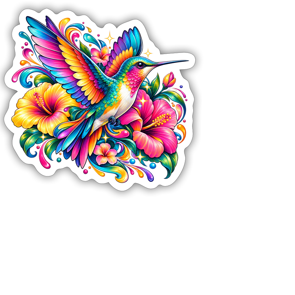 Sticker Größe M (15 x 15 cm) - Mattweiß