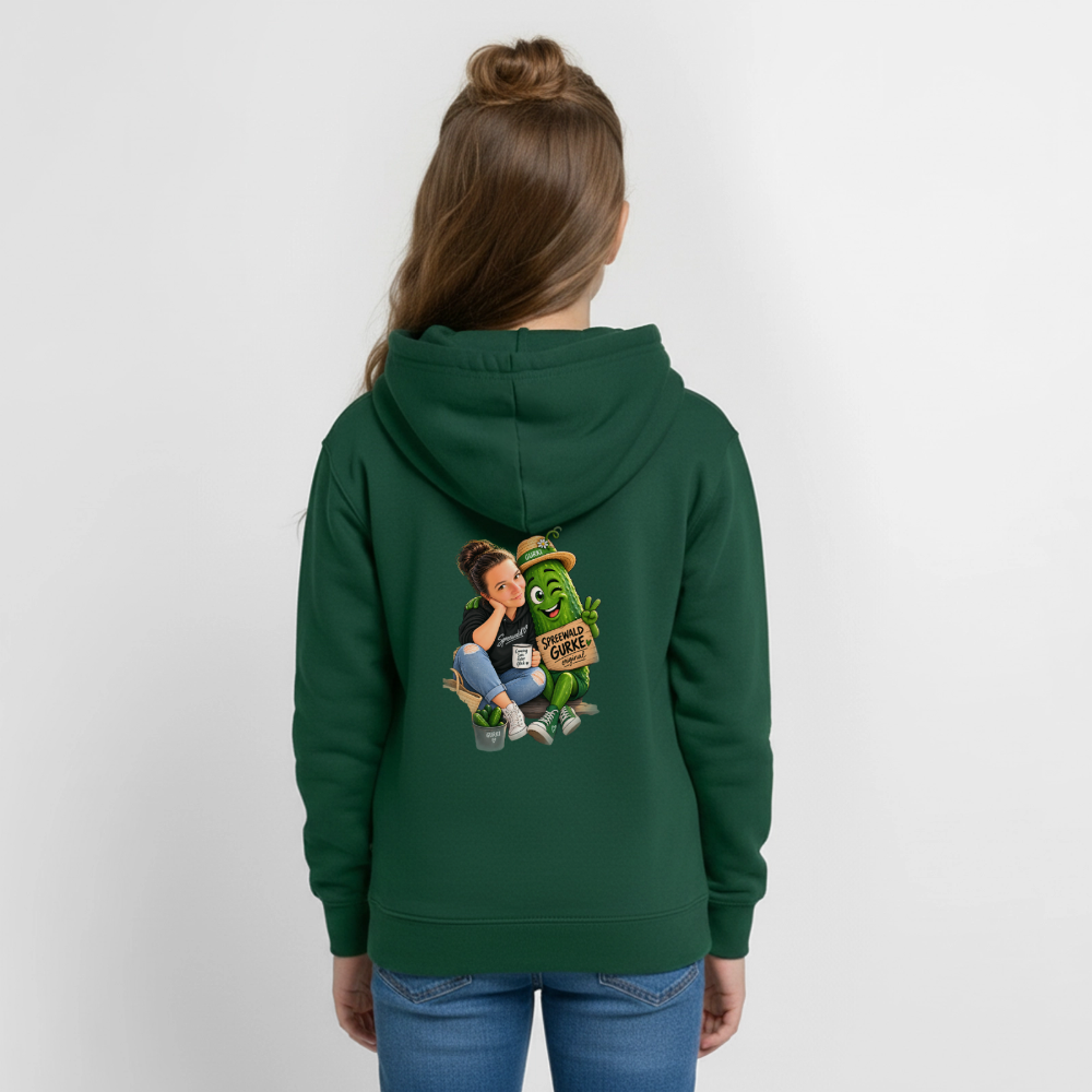 Teenager Hoodie - Flaschengrün