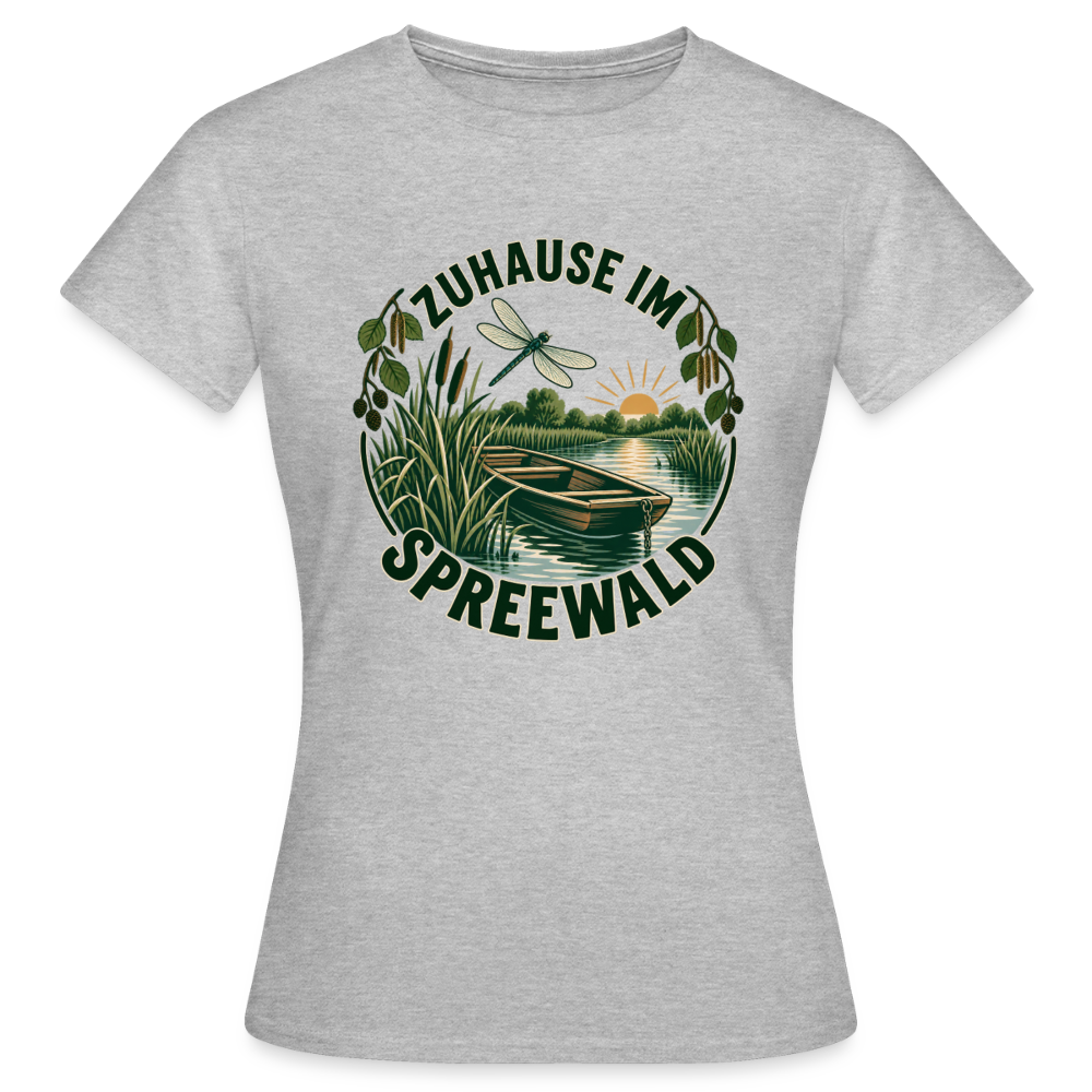 Frauen T-Shirt - Grau meliert