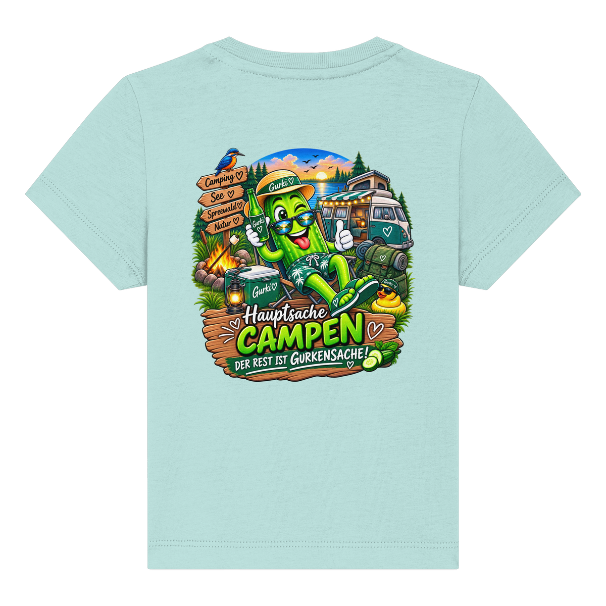 Gurki die Spreewaldgurke - Baby Organic Shirt