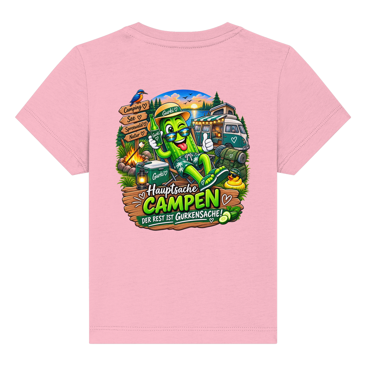 Gurki die Spreewaldgurke - Baby Organic Shirt