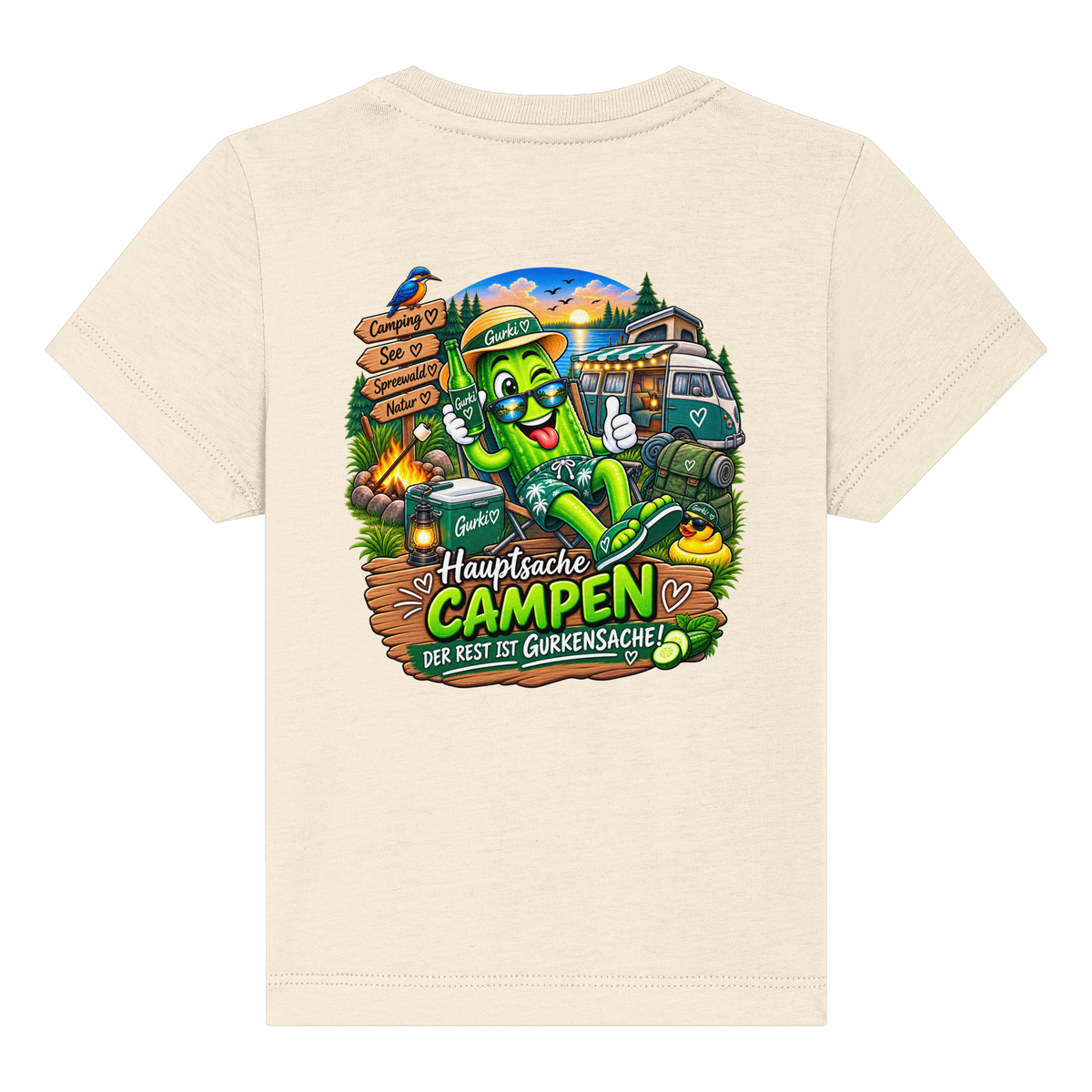 Gurki die Spreewaldgurke - Baby Organic Shirt