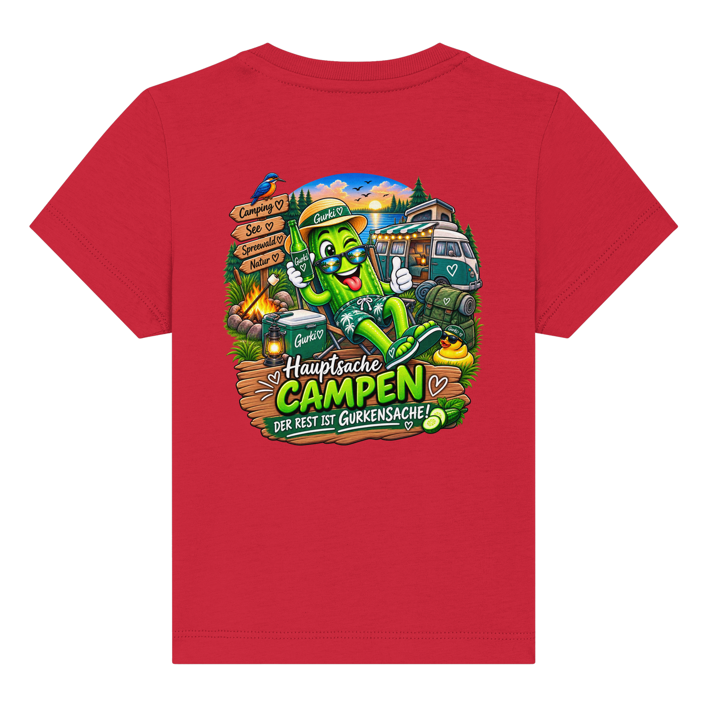 Gurki die Spreewaldgurke - Baby Organic Shirt