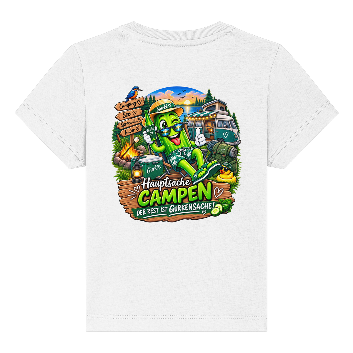Gurki die Spreewaldgurke - Baby Organic Shirt