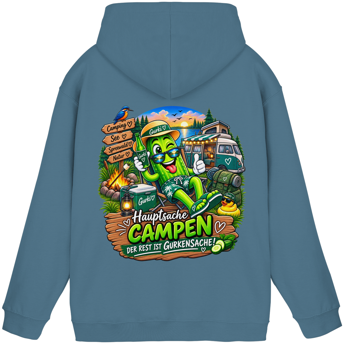 Gurki die Spreewaldgurke - Basic Unisex Hoodie
