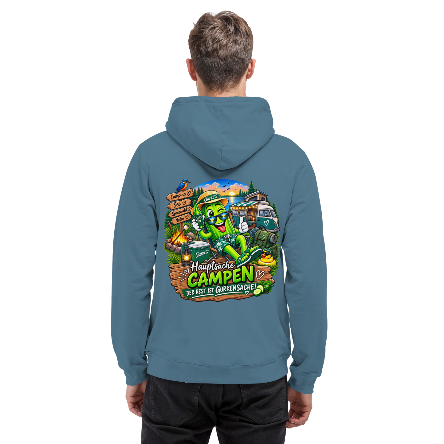 Gurki die Spreewaldgurke - Basic Unisex Hoodie