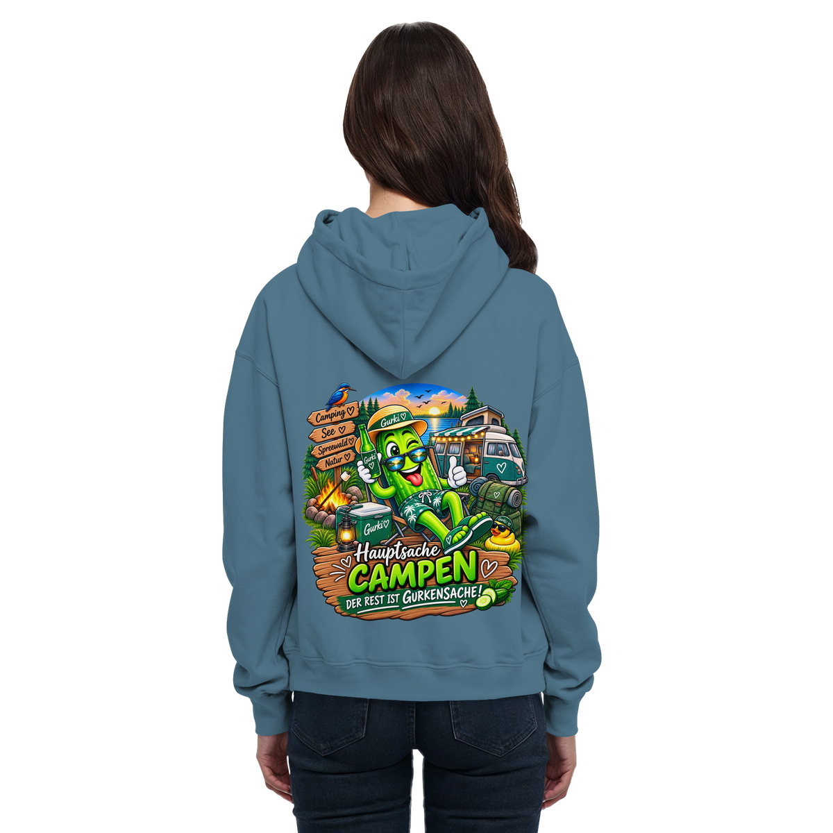 Gurki die Spreewaldgurke - Basic Unisex Hoodie