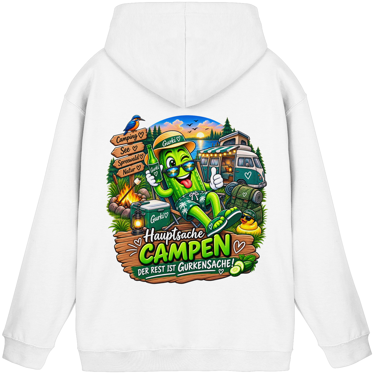 Gurki die Spreewaldgurke - Basic Unisex Hoodie