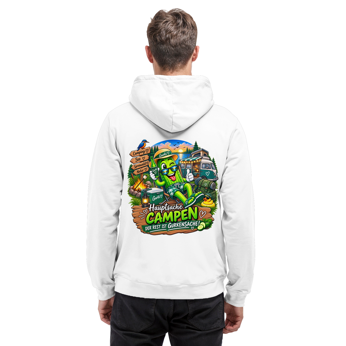 Gurki die Spreewaldgurke - Basic Unisex Hoodie