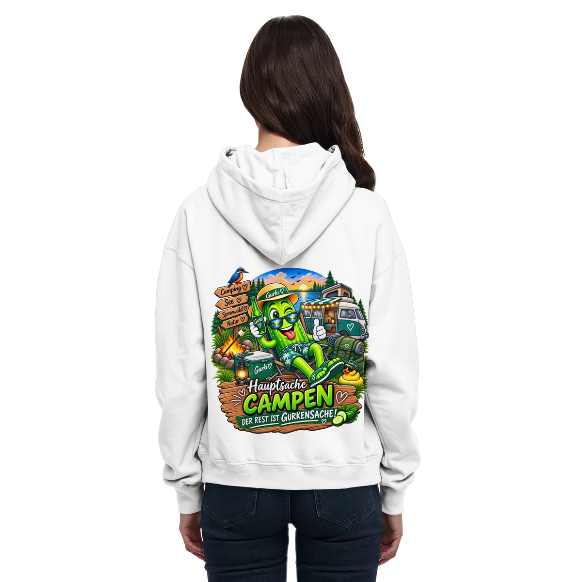 Gurki die Spreewaldgurke - Basic Unisex Hoodie