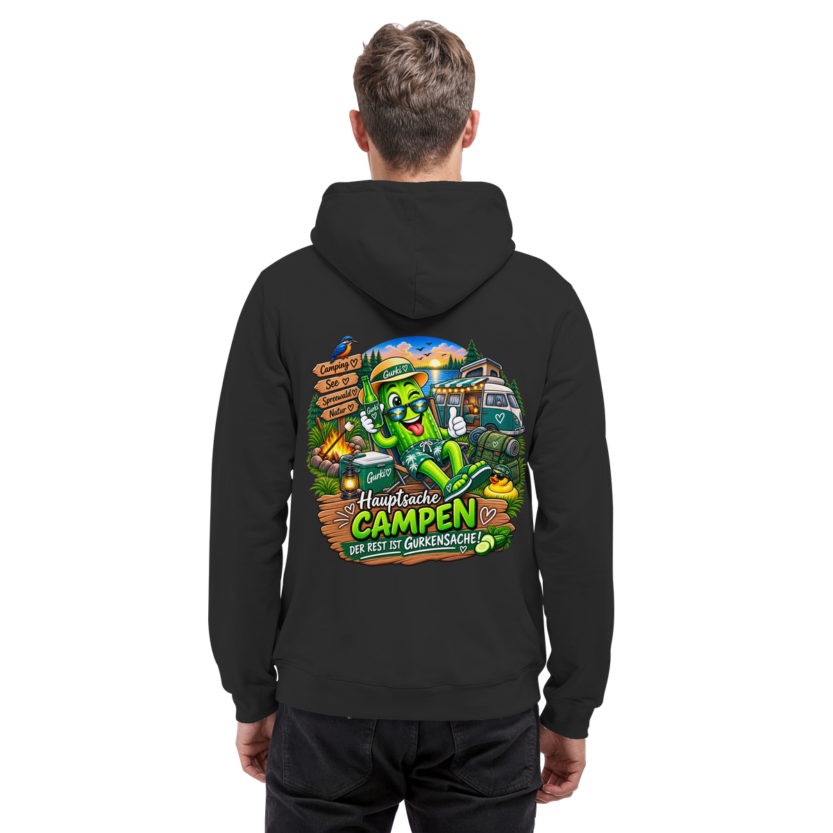Gurki die Spreewaldgurke - Basic Unisex Hoodie
