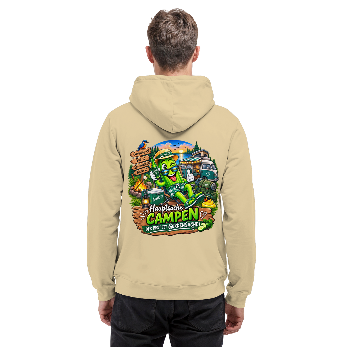 Gurki die Spreewaldgurke - Basic Unisex Hoodie