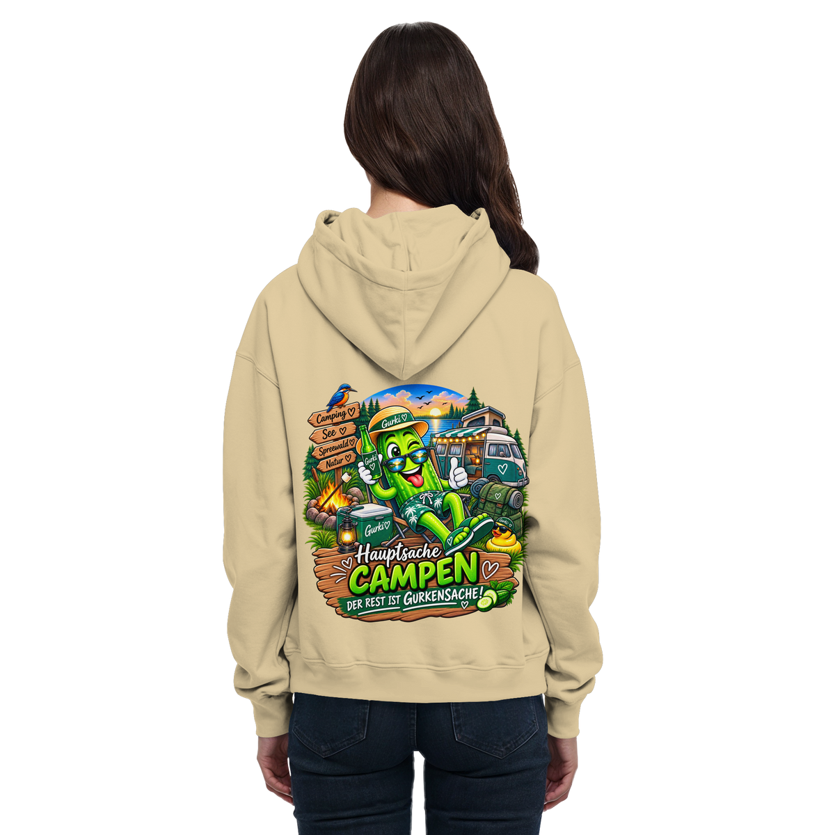 Gurki die Spreewaldgurke - Basic Unisex Hoodie