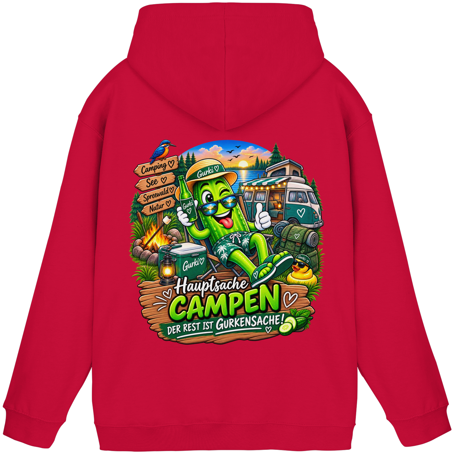 Gurki die Spreewaldgurke - Basic Unisex Hoodie