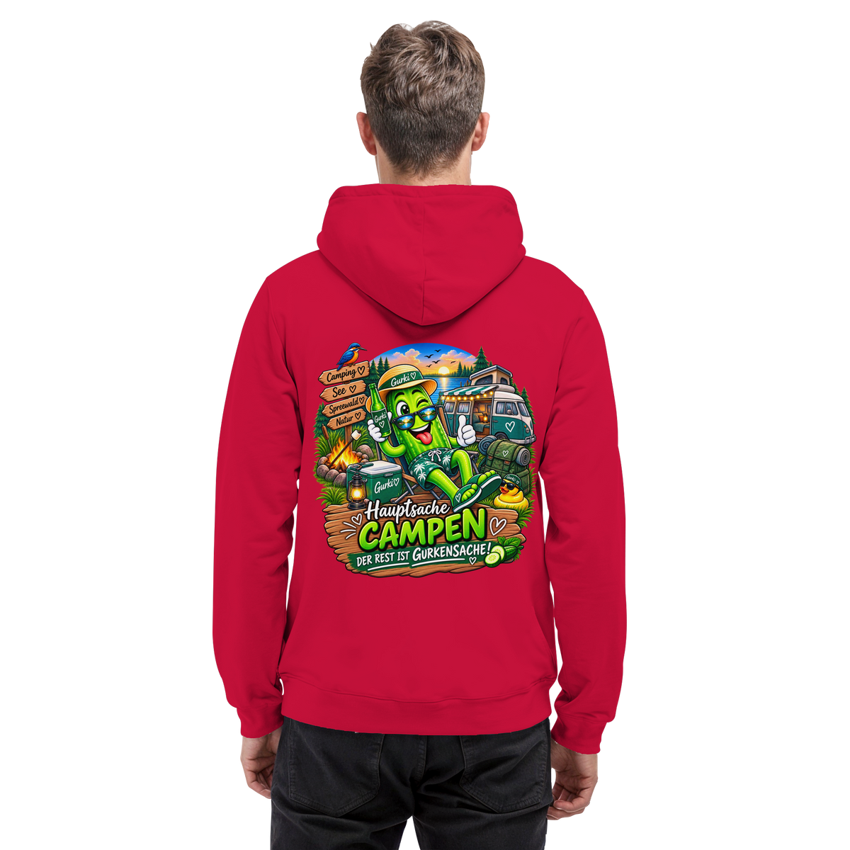 Gurki die Spreewaldgurke - Basic Unisex Hoodie