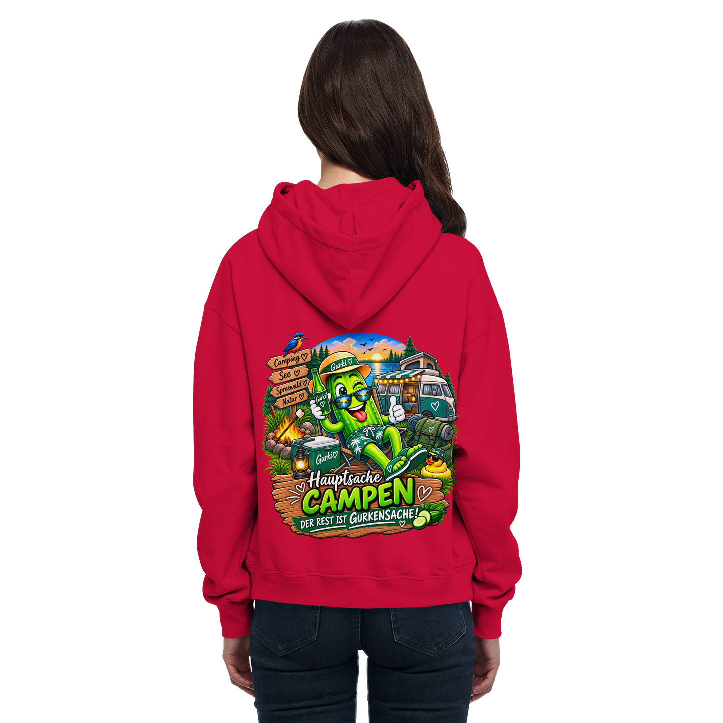 Gurki die Spreewaldgurke - Basic Unisex Hoodie