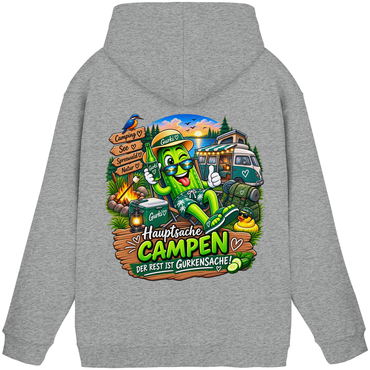 Gurki die Spreewaldgurke - Basic Unisex Hoodie