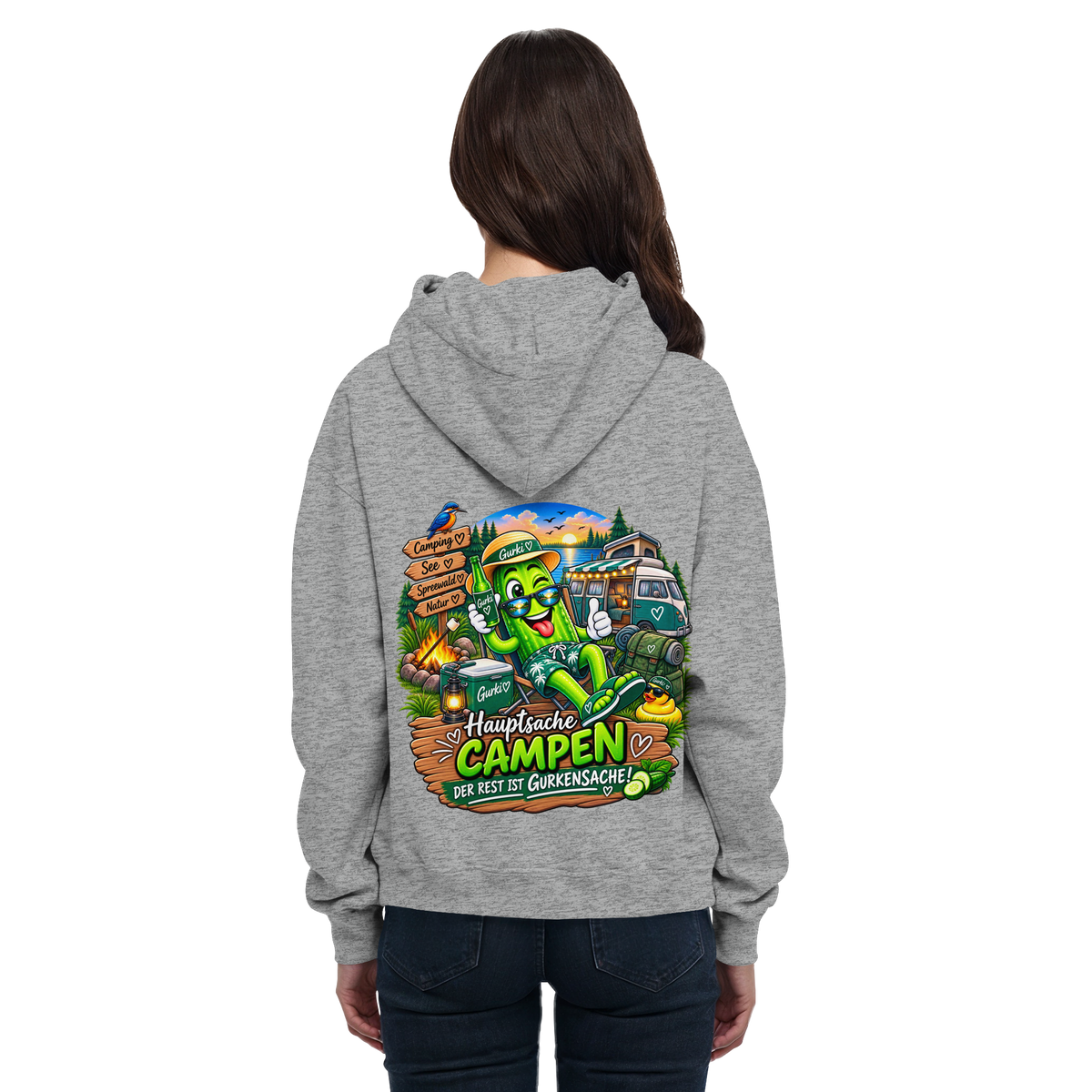 Gurki die Spreewaldgurke - Basic Unisex Hoodie