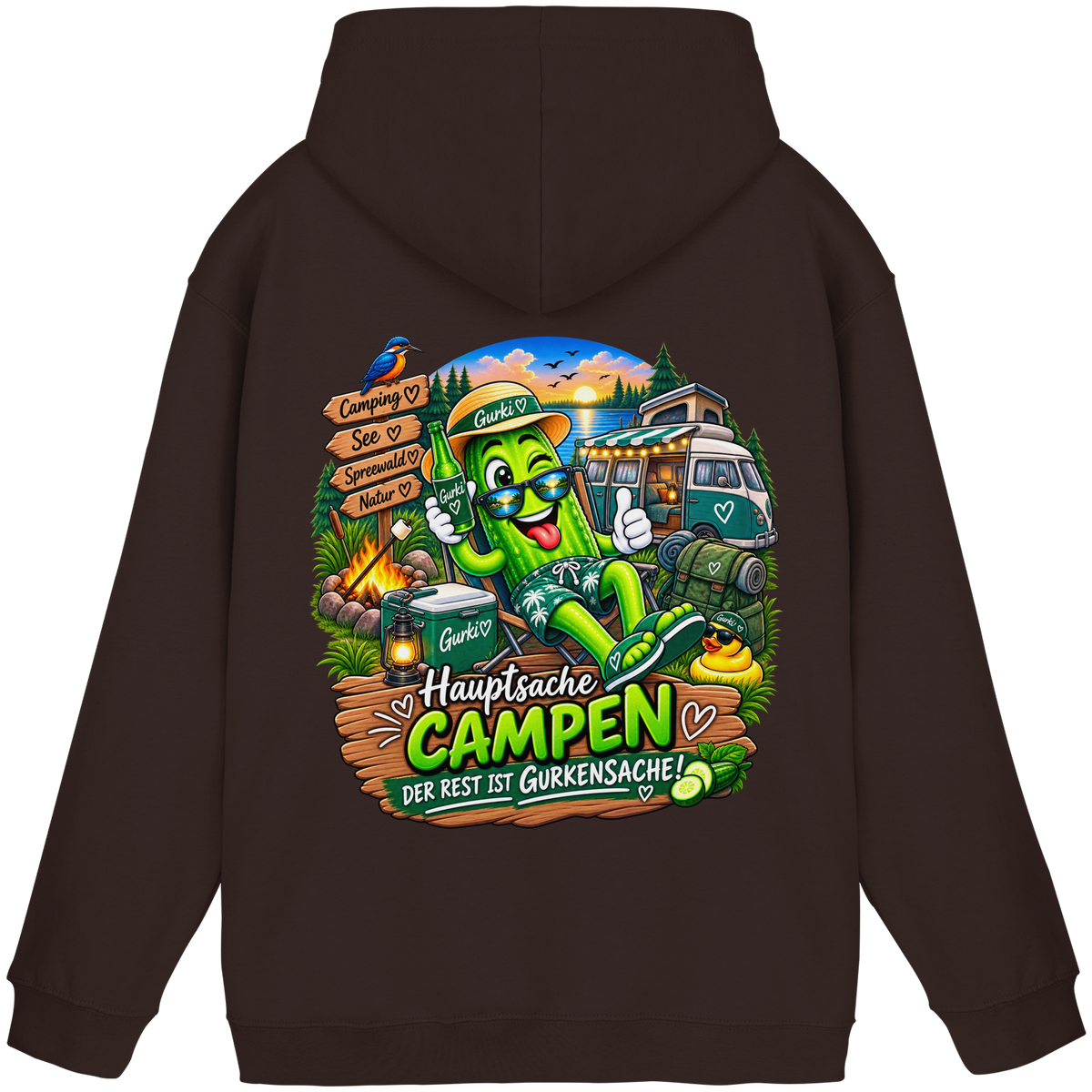 Gurki die Spreewaldgurke - Basic Unisex Hoodie
