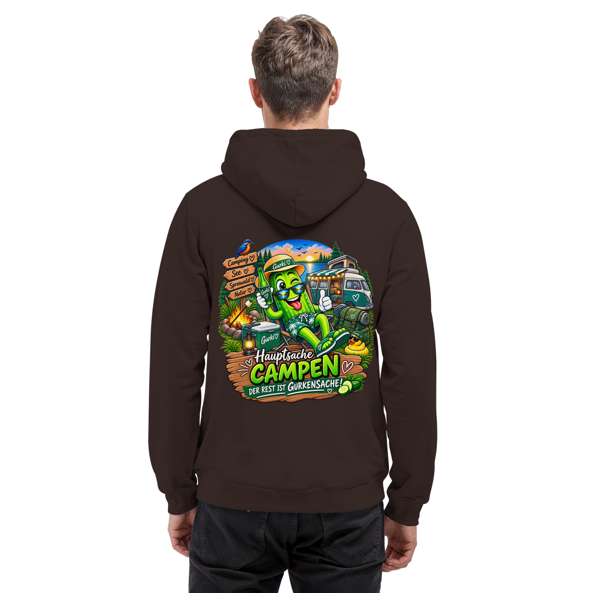 Gurki die Spreewaldgurke - Basic Unisex Hoodie