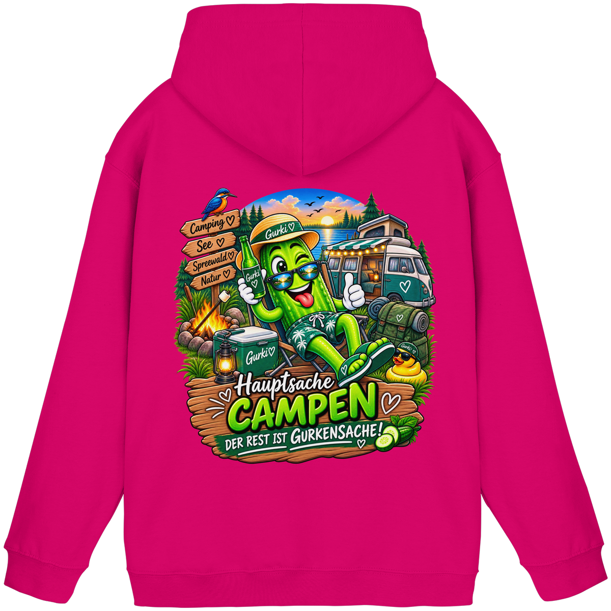 Gurki die Spreewaldgurke - Basic Unisex Hoodie